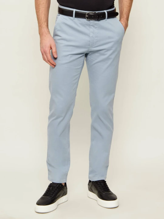 Zdjęcie produktu BOSS ORANGE Spodnie chino | Slim Fit błękitny
