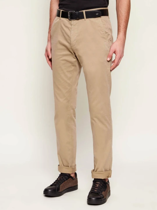 Zdjęcie produktu BOSS ORANGE Spodnie chino | Slim Fit piaskowy