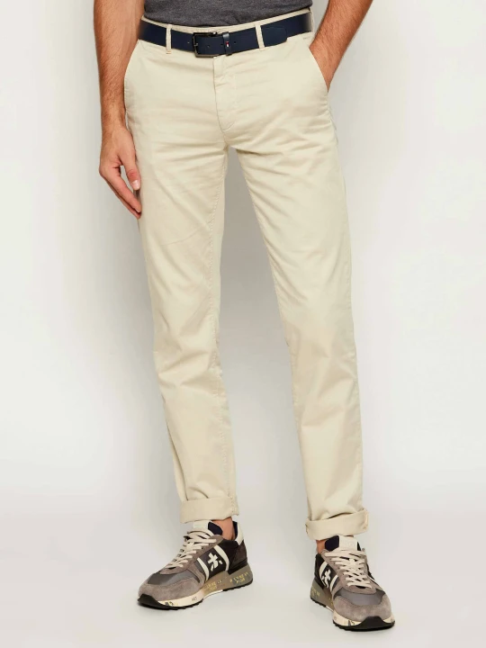 Zdjęcie produktu BOSS ORANGE Spodnie chino | Slim Fit beżowy