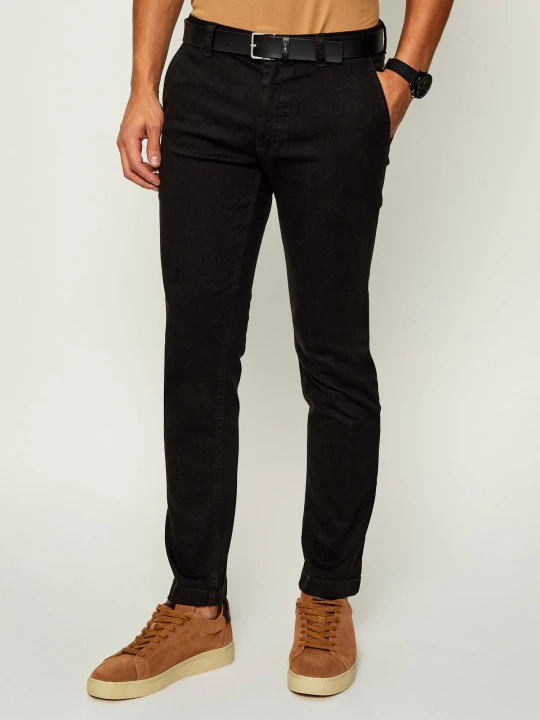 Zdjęcie produktu BOSS ORANGE Spodnie chino | Slim Fit czarny