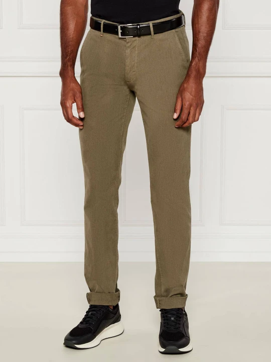 Zdjęcie produktu BOSS ORANGE Spodnie chino | Slim Fit zielony