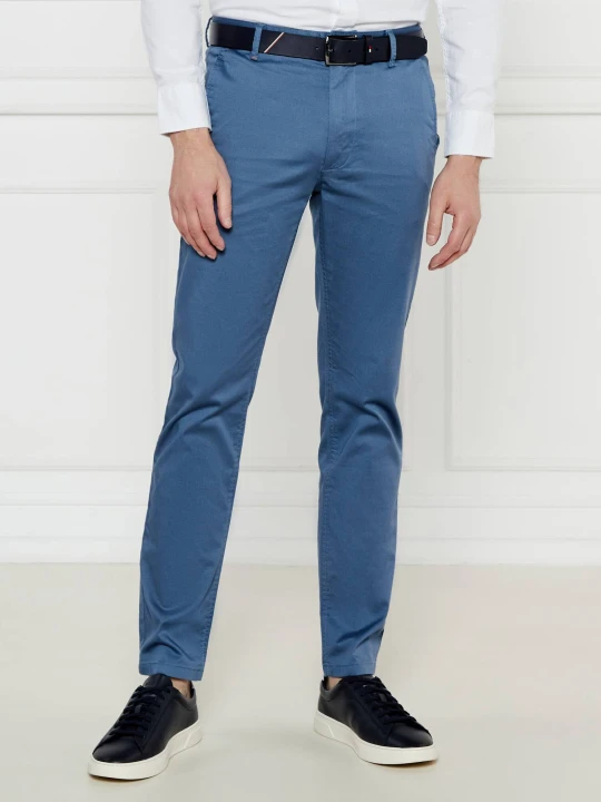 Zdjęcie produktu BOSS ORANGE Spodnie chino | Slim Fit niebieski