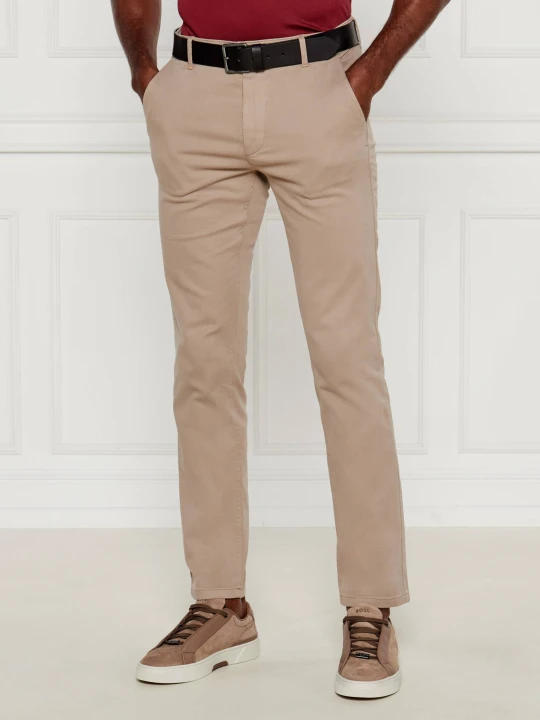 Zdjęcie produktu BOSS ORANGE Spodnie chino | Slim Fit beżowy