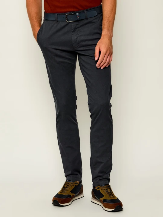 Zdjęcie produktu BOSS ORANGE Spodnie chino | Slim Fit granatowy