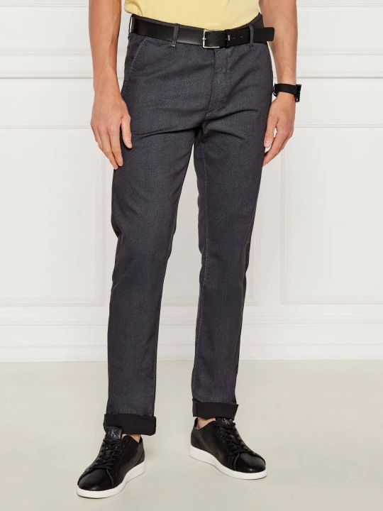 Zdjęcie produktu BOSS ORANGE Spodnie chino | Slim Fit | stretch grafitowy