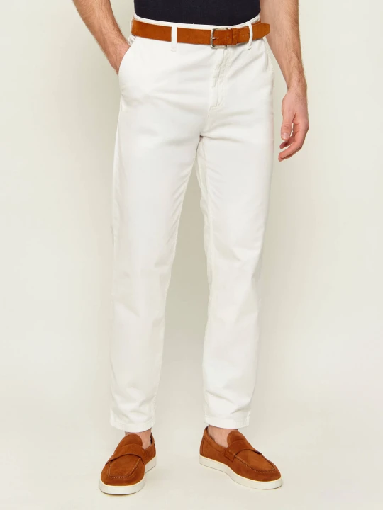 Zdjęcie produktu BOSS ORANGE Spodnie chino | Tapered fit biały