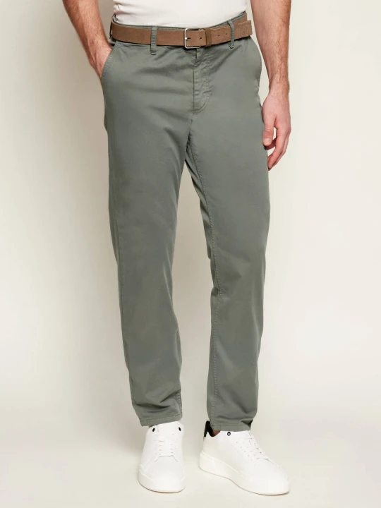 Zdjęcie produktu BOSS ORANGE Spodnie chino | Tapered fit zielony