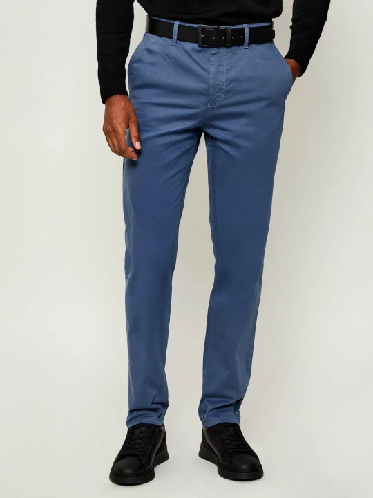Zdjęcie produktu BOSS ORANGE Spodnie chino | Tapered fit niebieski