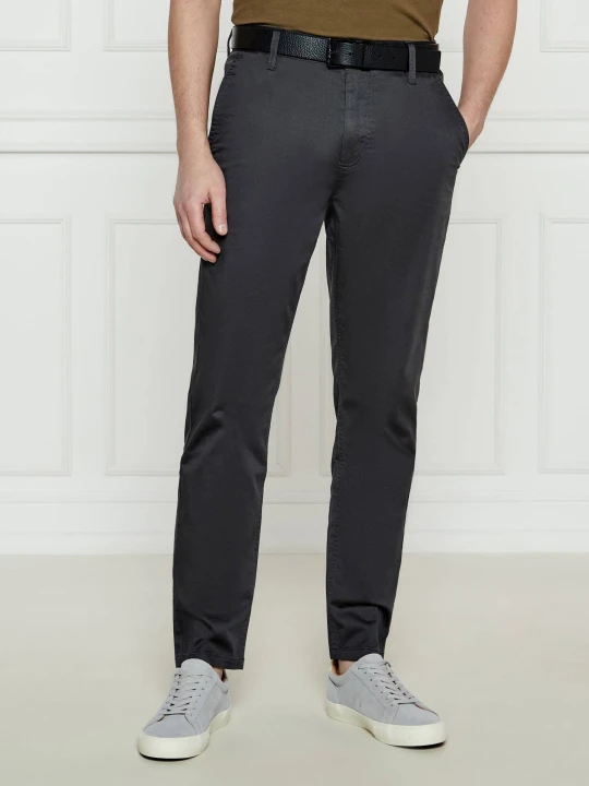 Zdjęcie produktu BOSS ORANGE Spodnie chino | Tapered fit grafitowy