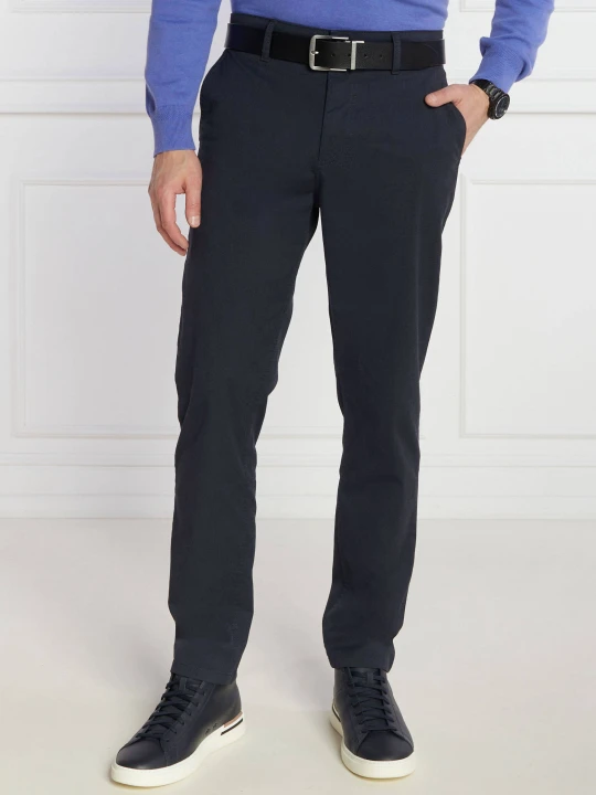 Zdjęcie produktu BOSS ORANGE Spodnie Chino | Tapered fit granatowy