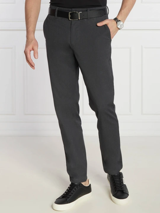 Zdjęcie produktu BOSS ORANGE Spodnie Chino | Tapered fit grafitowy