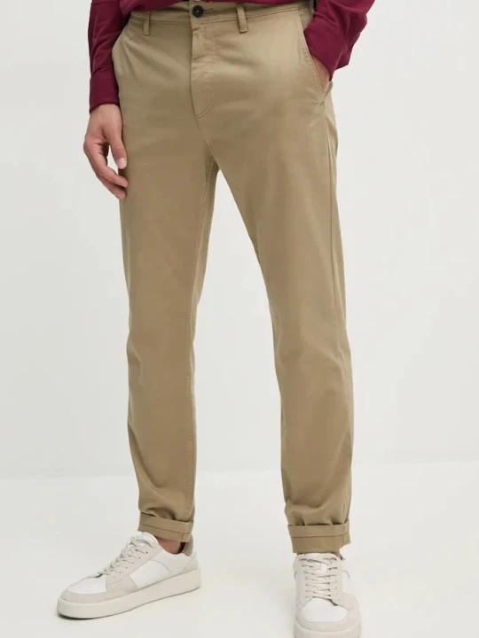 Zdjęcie produktu BOSS Orange spodnie Chino_tapered beżowy
