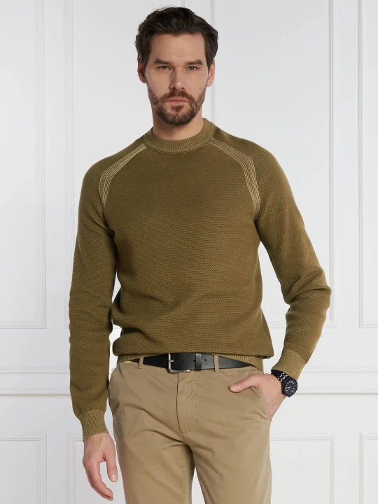 Zdjęcie produktu BOSS ORANGE Sweter Apuok | Regular Fit khaki