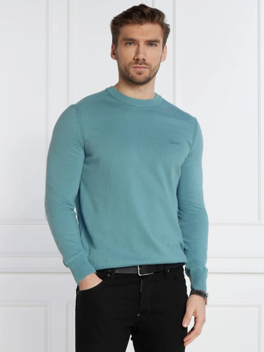 Zdjęcie produktu BOSS ORANGE Sweter Asac_C | Regular Fit turkusowy