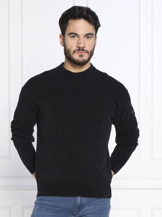 Zdjęcie produktu BOSS ORANGE Sweter Komentino | Regular Fit granatowy
