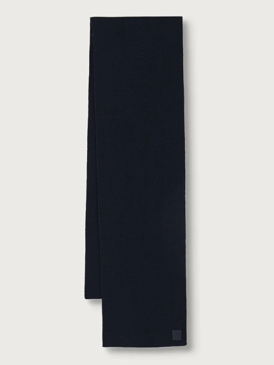 Zdjęcie produktu BOSS Orange szalik męski z wełną Foxon_Scarf granatowy