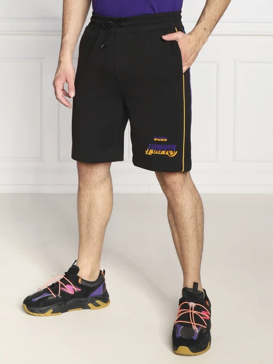 Zdjęcie produktu BOSS ORANGE Szorty BOSS X NBA Slam_2 | Regular Fit czarny