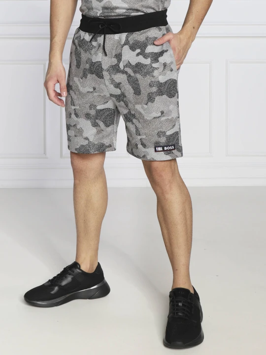 Zdjęcie produktu BOSS ORANGE Szorty BOSS x NBA Slam_Camo | Regular Fit szary