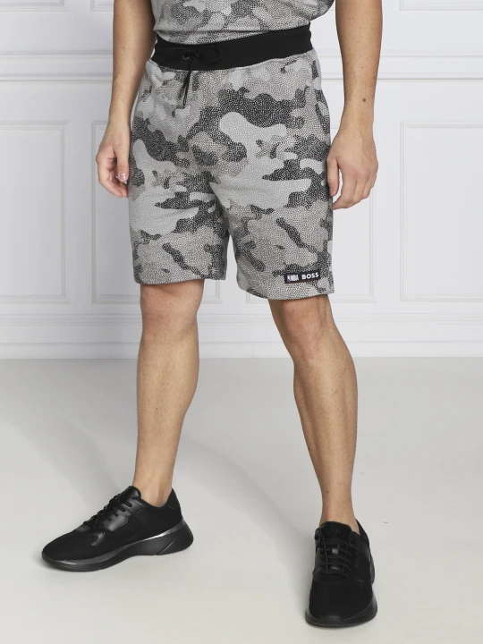 Zdjęcie produktu BOSS ORANGE Szorty BOSS x NBA Slam_Camo | Regular Fit szary