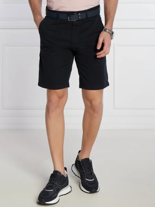 Zdjęcie produktu BOSS ORANGE Szorty chino | Slim Fit granatowy
