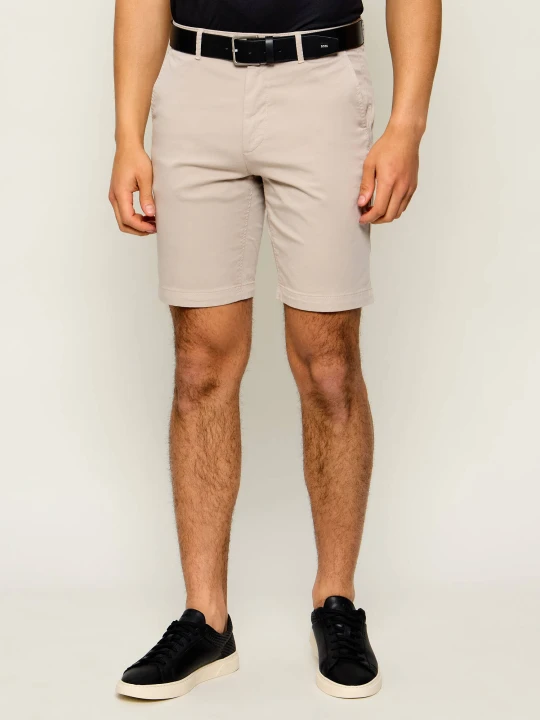 Zdjęcie produktu BOSS ORANGE Szorty chino | Slim Fit | stretch beżowy