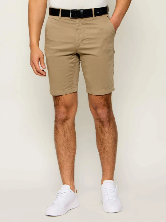 Zdjęcie produktu BOSS ORANGE Szorty chino | Slim Fit | stretch beżowy