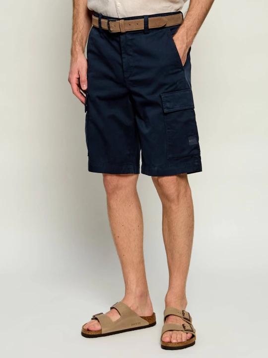 Zdjęcie produktu BOSS ORANGE Szorty Sisla_Cargo_S1 | Relaxed fit granatowy