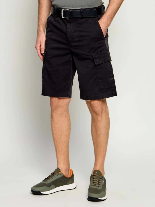 Zdjęcie produktu BOSS ORANGE Szorty Sisla_Cargo_S1 | Relaxed fit czarny