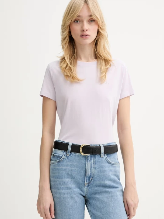 Zdjęcie produktu BOSS Orange T-shirt basic damski bawełniany C Esogo 1 różowy