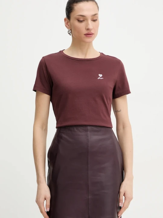 Zdjęcie produktu BOSS Orange t-shirt bawełniany C Elove 1 brązowy