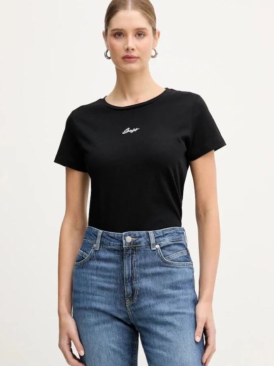 Zdjęcie produktu BOSS Orange T-shirt damski bawełniany C Elove embro czarny