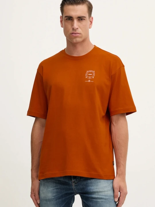 Zdjęcie produktu BOSS Orange t-shirt bawełniany Te_voyage