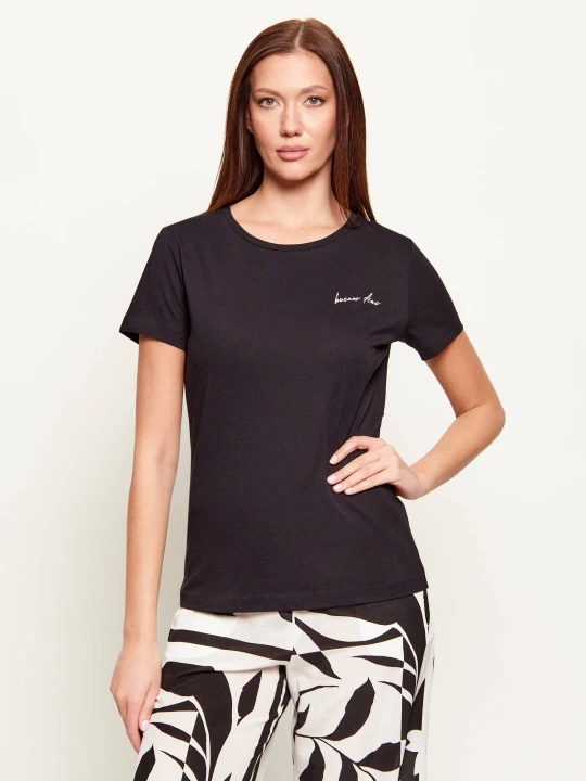 Zdjęcie produktu BOSS ORANGE T-shirt C_Elove_4 | Slim Fit czarny