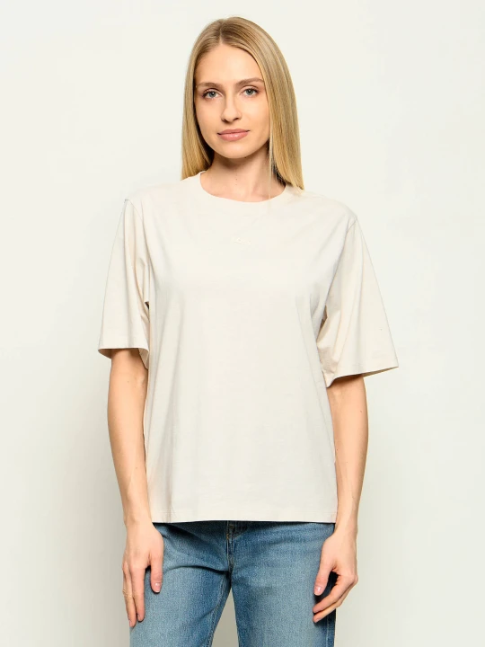 Zdjęcie produktu BOSS ORANGE T-shirt C_Enis | Loose fit beżowy