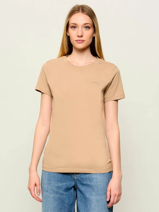 Zdjęcie produktu BOSS ORANGE T-shirt C_Esogo_1 | Regular Fit beżowy