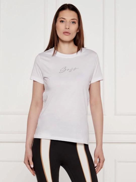 Zdjęcie produktu BOSS ORANGE T-shirt C_Esogo_2_MA_crystal | Regular Fit biały