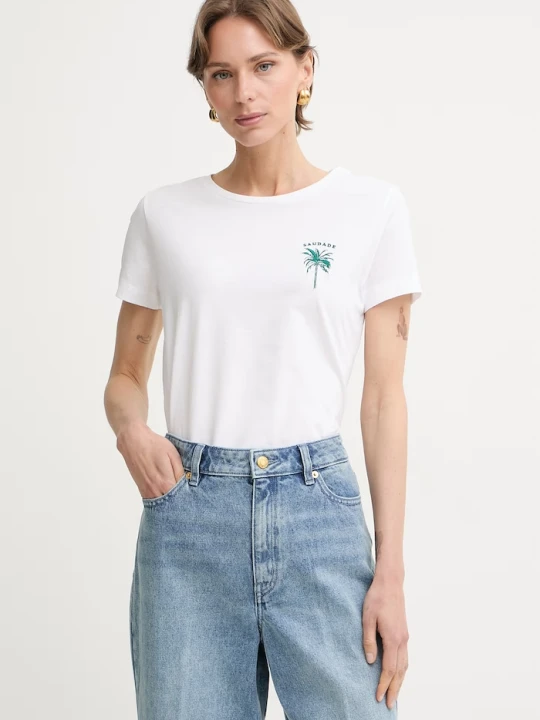 Zdjęcie produktu BOSS Orange T-shirt damski bawełniany C Elove 4 biały