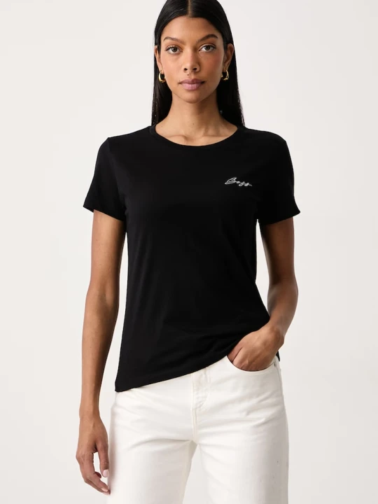 Zdjęcie produktu BOSS Orange T-shirt damski bawełniany C_Elove_6 czarny
