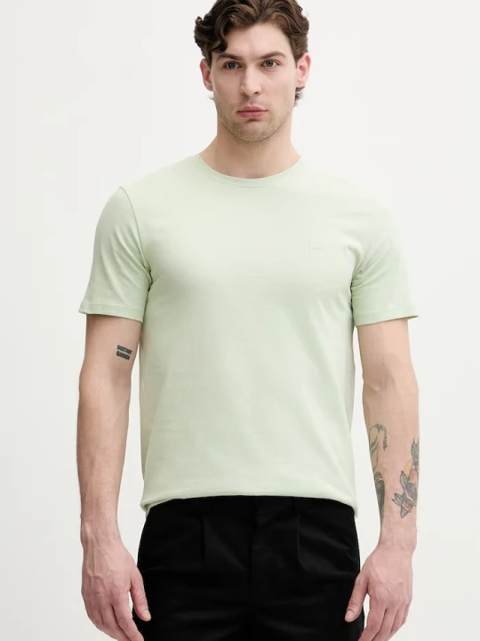 Zdjęcie produktu BOSS Orange T-shirt męski bawełniany Tales zielony
