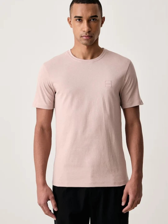 Zdjęcie produktu BOSS Orange T-shirt męski bawełniany Tales różowy