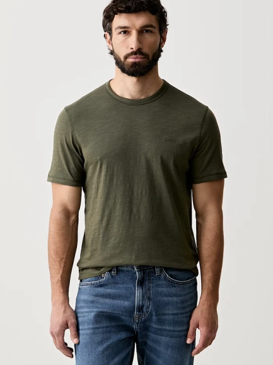 Zdjęcie produktu BOSS Orange T-shirt męski bawełniany Tegood zielony