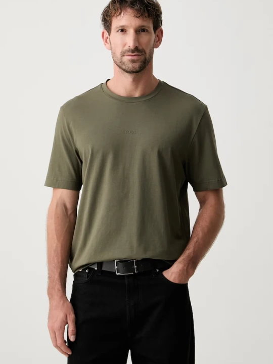Zdjęcie produktu BOSS Orange T-shirt męski z bawełną TChup zielony