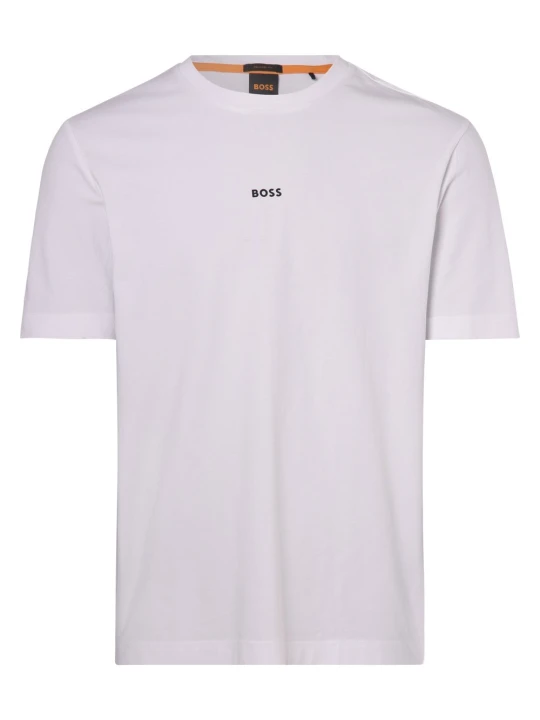 Zdjęcie produktu BOSS Orange T-shirt Mężczyźni Bawełna biały