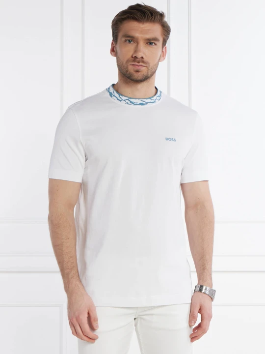 Zdjęcie produktu BOSS ORANGE T-shirt ocean detailed | Regular Fit biały