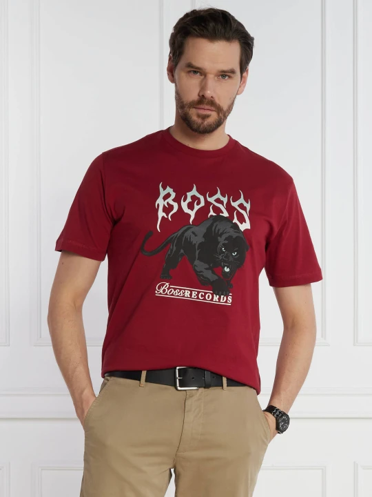 Zdjęcie produktu BOSS ORANGE T-shirt Pantera | Regular Fit czerwony