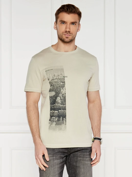 Zdjęcie produktu BOSS ORANGE T-shirt | Regular Fit piaskowy