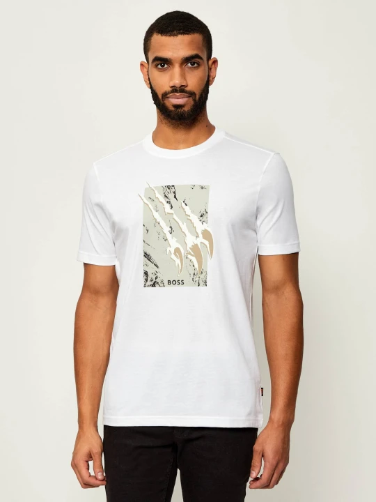 Zdjęcie produktu BOSS ORANGE T-shirt Te_Animali | Regular Fit biały
