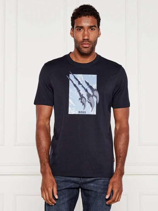 Zdjęcie produktu BOSS ORANGE T-shirt Te_Animali | Regular Fit granatowy