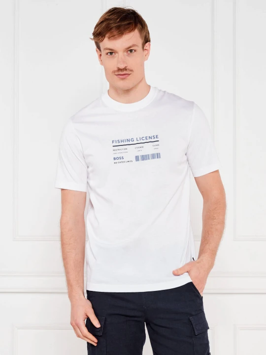 Zdjęcie produktu BOSS ORANGE T-shirt Te_atacama | Regular Fit biały