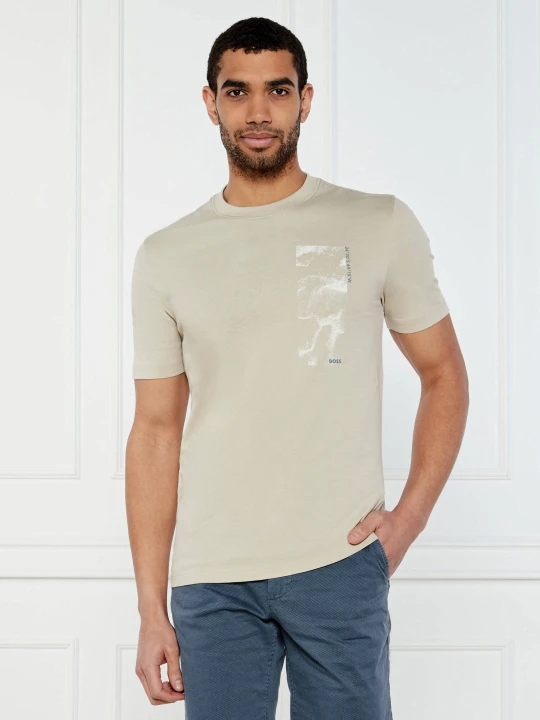 Zdjęcie produktu BOSS ORANGE T-shirt Te_atacama | Regular Fit beżowy